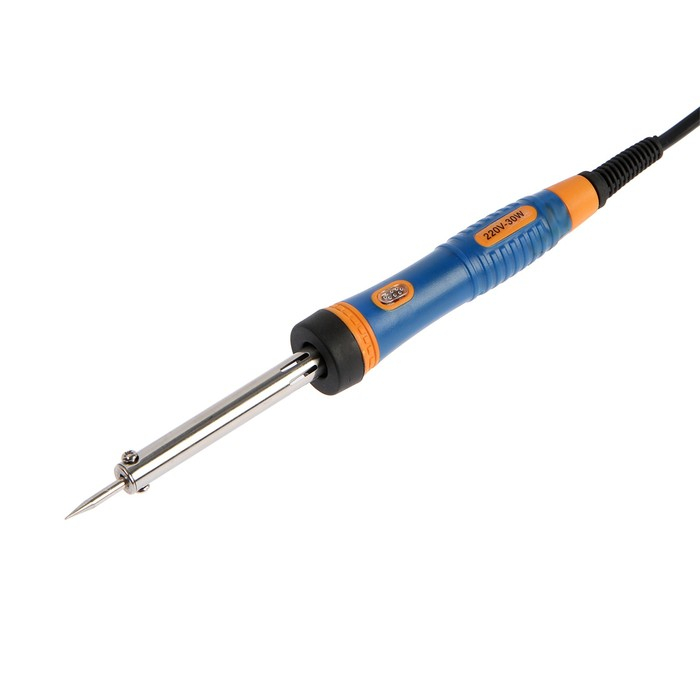 Паяльник ТУНДРА, двухкомпонентная рукоятка, долговечное жало, 30 Вт, 220 В Паяльник ТУНДРА, двухкомпонентная рукоятка, долговечное жало, 30 Вт, 220 В