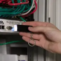 Брелок-фонарик Just Ray, черный Брелок-фонарик Just Ray, черный