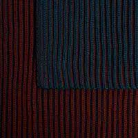 Шарф Nobilis, бирюзовый с терракотовым Шарф Nobilis, бирюзовый с терракотовым