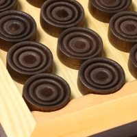 Нарды "Шерхан", деревянная доска 50 х 50 см, с полем для игры в шашки Нарды "Шерхан", деревянная доска 50 х 50 см, с полем для игры в шашки