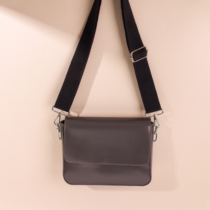 Ручка для сумки, стропа, 139 ± 3 × 3,8 см, цвет чёрный Ручка для сумки, стропа, 139 ± 3 × 3,8 см, цвет чёрный