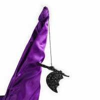 Карнавальная шляпа &laquo;Фиолетовая&raquo;, драпированная, с летучей мышью, р. 56 &ndash; 58