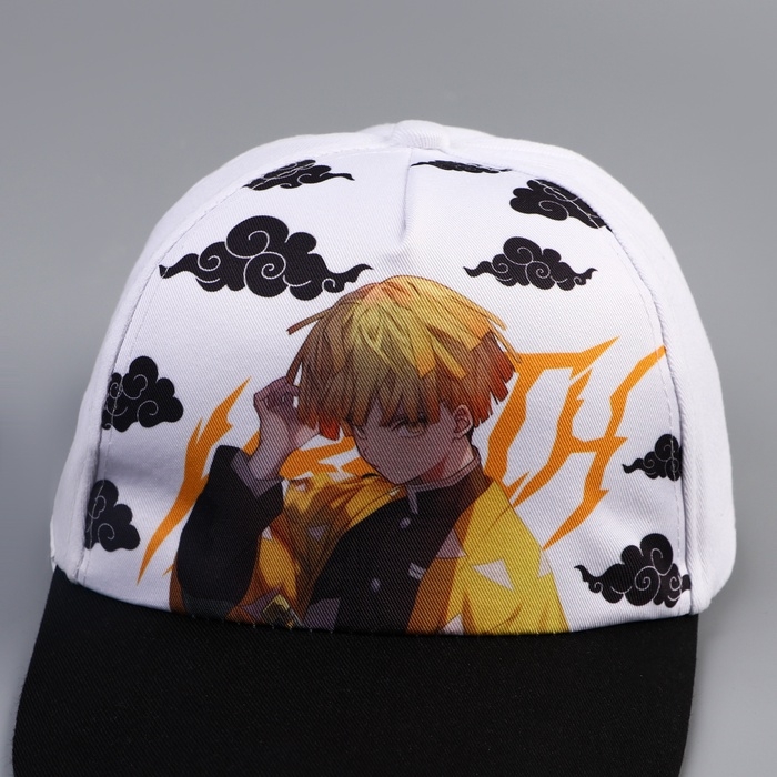 Кепка детская для мальчика &laquo;Аниме&raquo;, цвет белый, р-р 52-54 5-7 лет