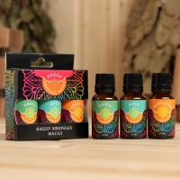 Набор эфирных масел "Мята. Апельсин. Пихта" косметический, 3 шт по 15 мл Набор эфирных масел "Мята. Апельсин. Пихта" косметический, 3 шт по 15 мл