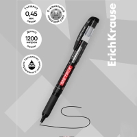 Ручка-роллер Erich Krause METRIX, узел 0.5, чернила чёрные, длина письма 1200 метров Ручка-роллер Erich Krause METRIX, узел 0.5, чернила чёрные, длина письма 1200 метров