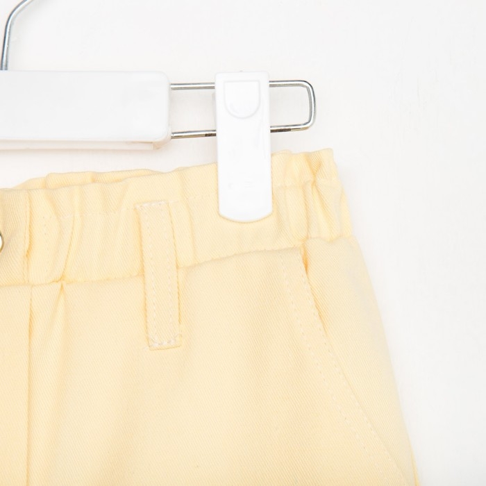 Джинсы для девочки KAFTAN, размер 36 (134-140 см), цвет желтый