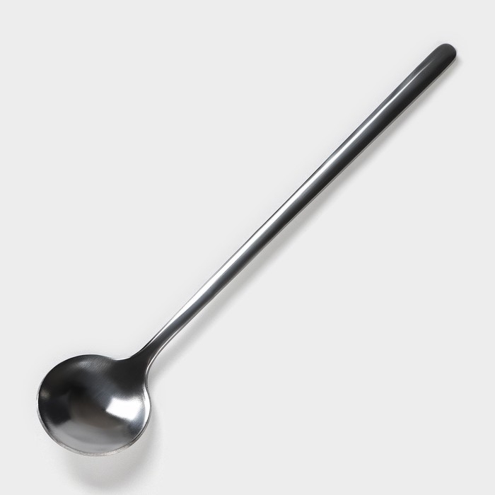 Кружка керамическая с ложкой &laquo;Белый мрамор&raquo;, 350 мл, цвет белый