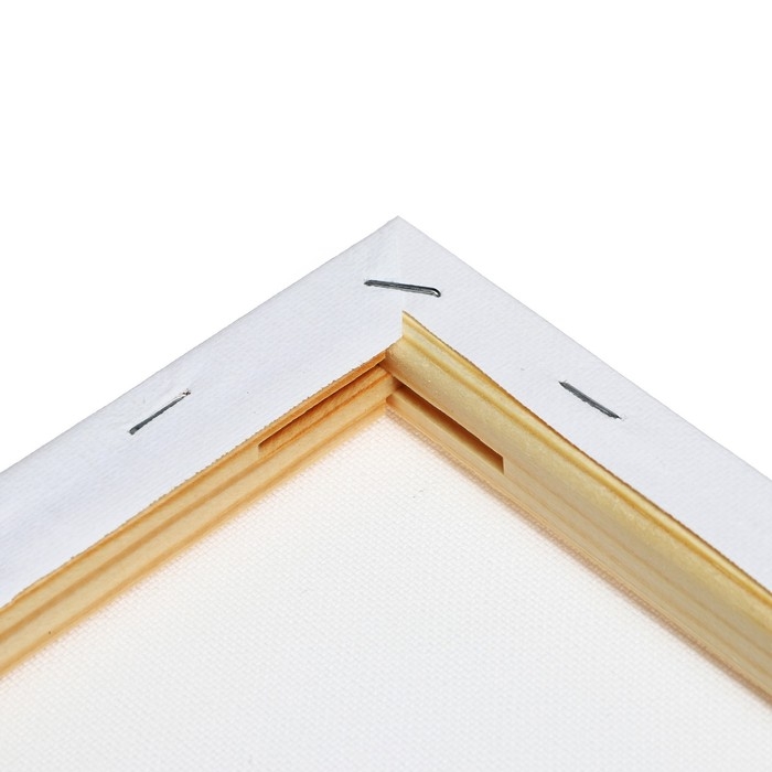 Холст на подрамнике 1,6х20х40 см, хлопок 100%, акриловый грунт, мелкозернистый, 280г/м&sup2;