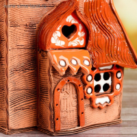 Аромалампа Домик &laquo;Варвара&raquo;, 22 см, ручная работа, микс