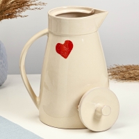 Кувшин "Прованс" 1,8л / 14х24см, валентинка Кувшин "Прованс" 1,8л / 14х24см, валентинка