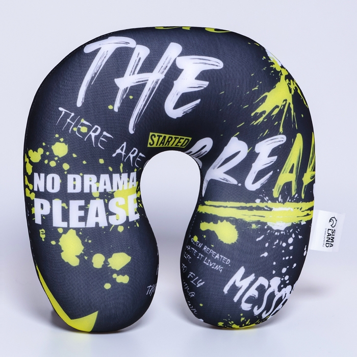 Подушка детская для путешествий антистресс &laquo;Граффити&raquo;