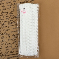 Кружево гипюровое, 20 мм &times; 14 &plusmn; 1 м, цвет белый