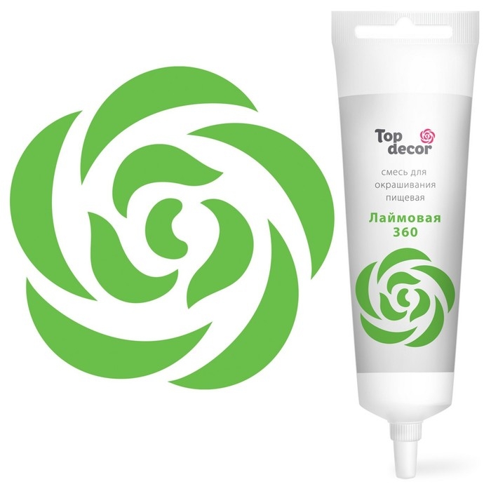 Пищевой краситель Top Decor гелевый &laquo;Лаймовый&raquo;, 100 г