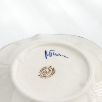 Чайная гжель &laquo;Ромашка&raquo;, бело-синий,керамика,