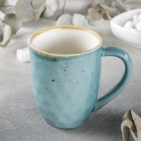 Кружка фарфоровая Magistro &laquo;Церера&raquo;, 400 мл, цвет голубой