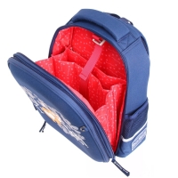 Рюкзак каркасный 36 х 28 х 17 см, + пенал, Bruno Visconti "Корги"