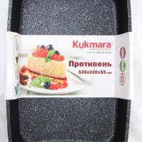 Противень, 33,5×22×5,5 см, антипригарное покрытие, цвет тёмный мрамор Противень, 33,5×22×5,5 см, антипригарное покрытие, цвет тёмный мрамор