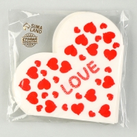 Салфетки бумажные &laquo;Любовь&raquo; 33х33 см, набор 20 шт.