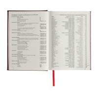 Ежедневник недатированный A5, 160 листов, deVENTE.Symbol, твёрдая обложка из искусственной кожи с поролоном, золотой срез, блок 70 г/м2, бордовый