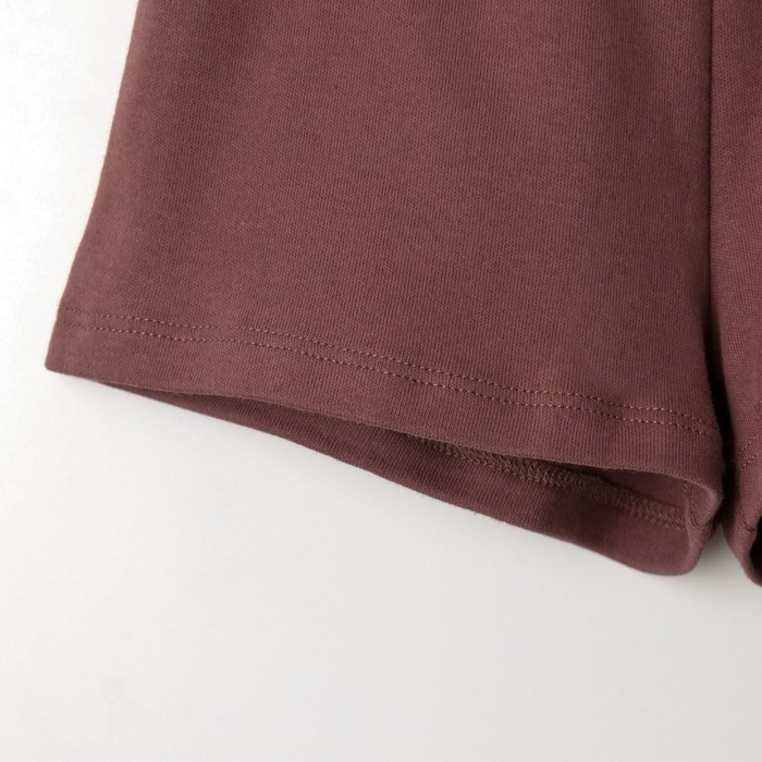 Костюм детский (свитшот, шорты) MINAKU, цвет коричневый, рост 122 см Костюм детский (свитшот, шорты) MINAKU, цвет коричневый, рост 122 см