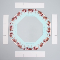 Коробка складная &laquo;Новогодних чудес!&raquo;, 29 х 29 х 5 см, Новый год