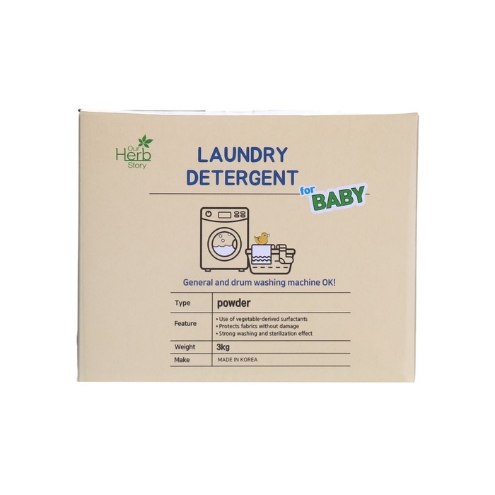 Порошок для стирки Our Herb Story for Baby, 3 кг Порошок для стирки Our Herb Story for Baby, 3 кг
