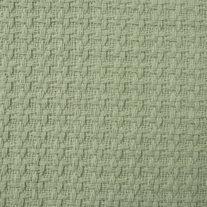 Плед Этель Waffle 220*240 см, цв.оливковый, 100% хлопок, 340 гр/м2