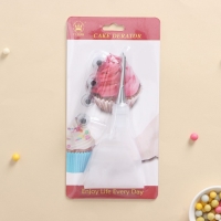 Набор кондитерский &laquo;Десертный&raquo;, 7 предметов: мешок 22&times;12 см, насадки 5 шт d=1,7 см, адаптер