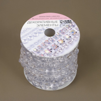 Бусы на нитях, 10 мм, 9 ± 1 м, цвет прозрачный Бусы на нитях, 10 мм, 9 ± 1 м, цвет прозрачный