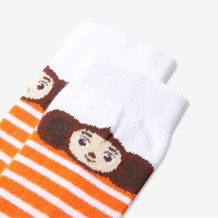 Гольфы детские KAFTAN Чебурашка, р-р 18-20 см, оранжевый Гольфы детские KAFTAN Чебурашка, р-р 18-20 см, оранжевый