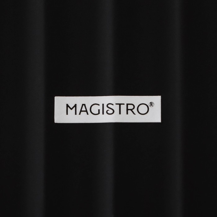 Блюдо из жаропрочной керамики для подачи Magistro &laquo;Сковорода-гриль&raquo;, 23&times;16&times;3 см, цвет чёрный