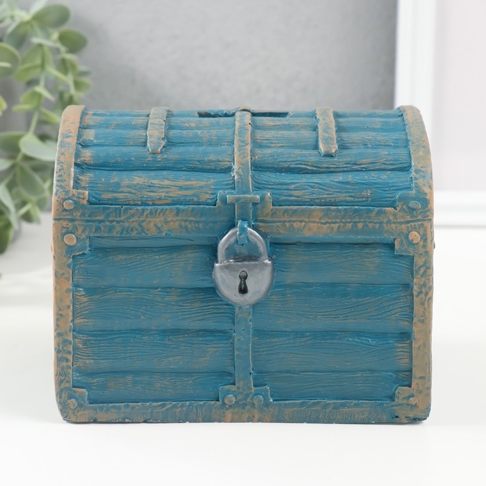 Копилка "СУНДУК " 11 х 14 х 10,5 см.