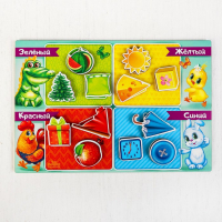 Головоломка липучки &laquo;Цвета и формы&raquo;