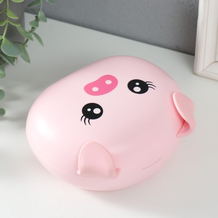 Шкатулка музыкальная механическая Шкатулка музыкальная механическая "Пятачок" 15х12,7х7 см