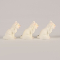 Миниатюра кукольная &laquo;Котик&raquo;, набор 3 шт., размер 1 шт. &mdash; 2 &times; 2 &times; 3,5 см