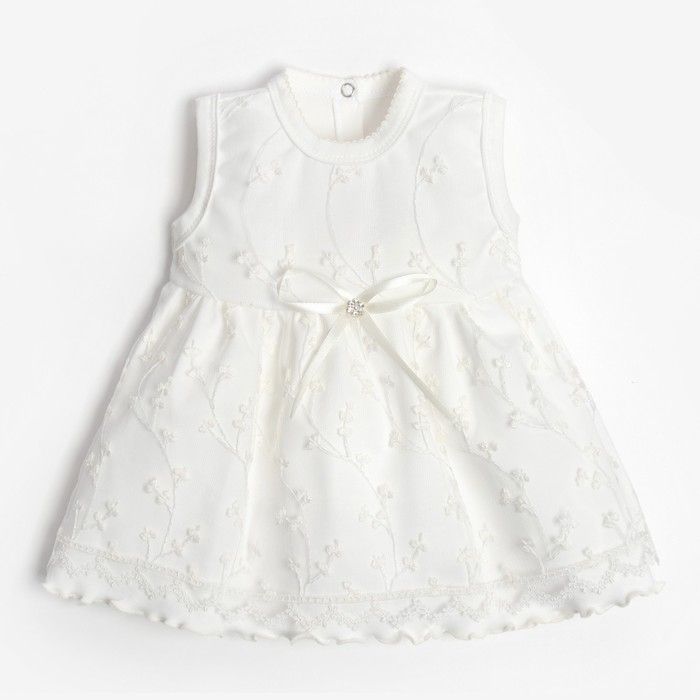 Набор: платье без рукавов и повязка Крошка Я, 3-6 мес, (62-68 см),100 % хлопок Набор: платье без рукавов и повязка Крошка Я, 3-6 мес, (62-68 см),100 % хлопок