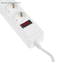 Сетевой фильтр 5bites SP5W-118 5S, 5 розеток, 3 м, 10 А, 3х0.75 мм2, с з/к, с выкл., белый Сетевой фильтр 5bites SP5W-118 5S, 5 розеток, 3 м, 10 А, 3х0.75 мм2, с з/к, с выкл., белый