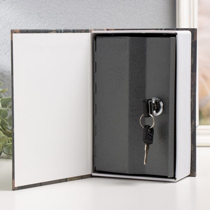 Шкатулка книга пластик, металл Шкатулка книга пластик, металл "Люби всем сердцем" 5,5х12х18 см