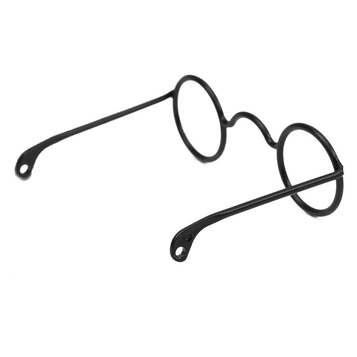 Очки для игрушек, набор 4 шт., размер 1 шт. &mdash; 2,5 &times; 7 &times; 5,3, цвет чёрный