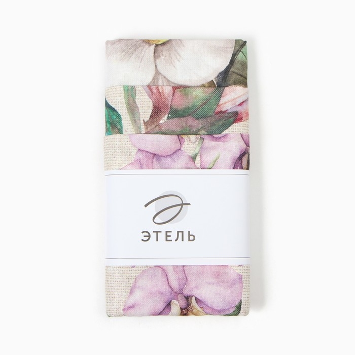 Набор полотенец Этель "Цветочное настроение" 45х70см - 3 шт, репс 167г/м2, хлопок