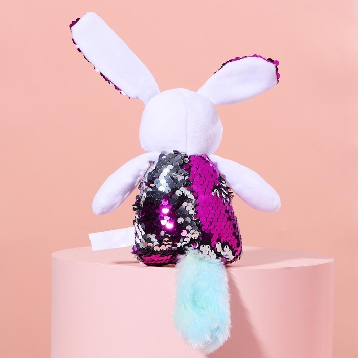 Мягкая игрушка с пайетками &laquo;Заяц&raquo;, 26 см