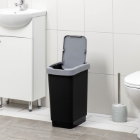 Контейнер для мусора &laquo;Твин&raquo;, 25 л, цвет серый