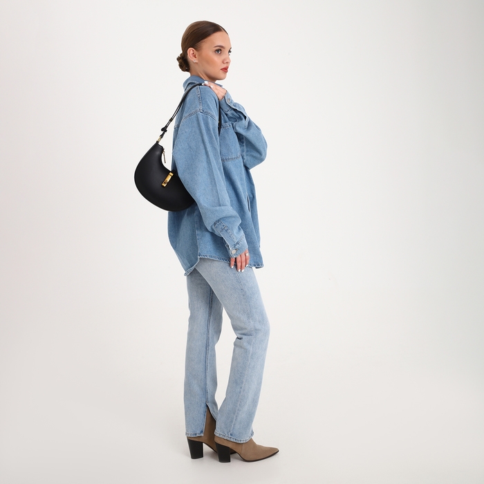 Сумка женская TEXTURA, маленький размер, цвет чёрный Сумка женская TEXTURA, маленький размер, цвет чёрный