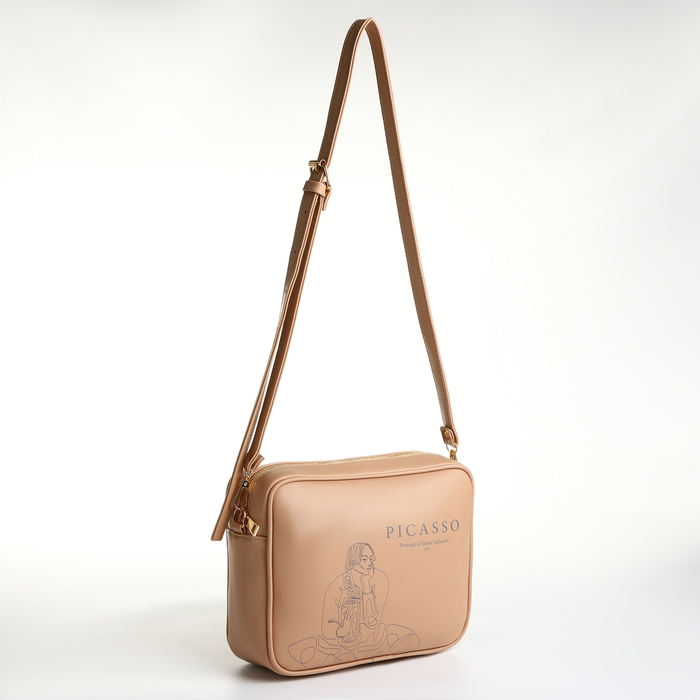 Сумка женская через плечо TEXTURA, маленького размера, цвет бежевый