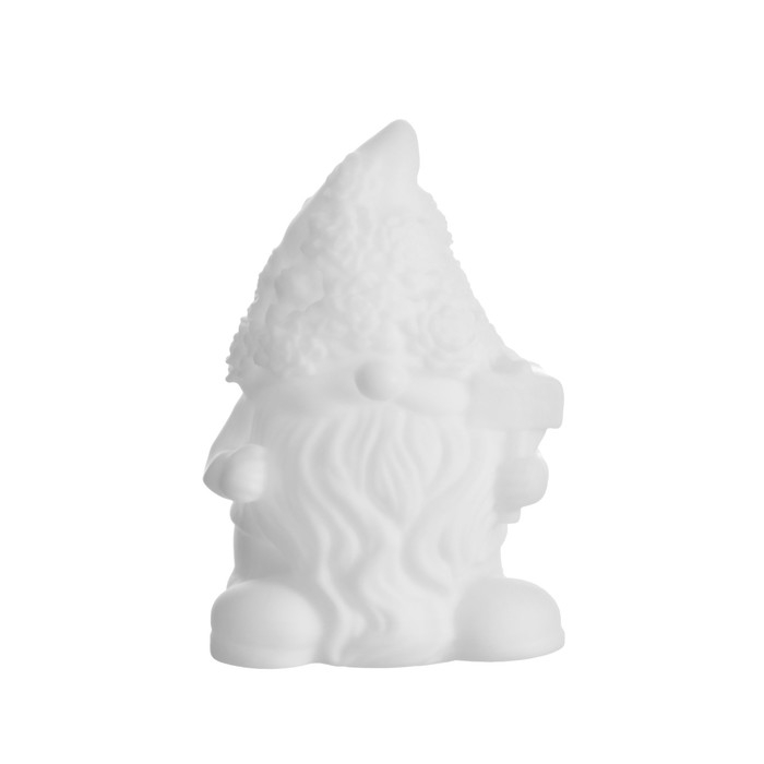 Ночник "Гном" 2Вт LED LR44 белый 4,5х5,5х9см