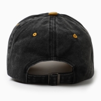 Кепка мужская MINAKU, цвет черный/жёлтый, р-р 56-58 Кепка мужская MINAKU, цвет черный/жёлтый, р-р 56-58