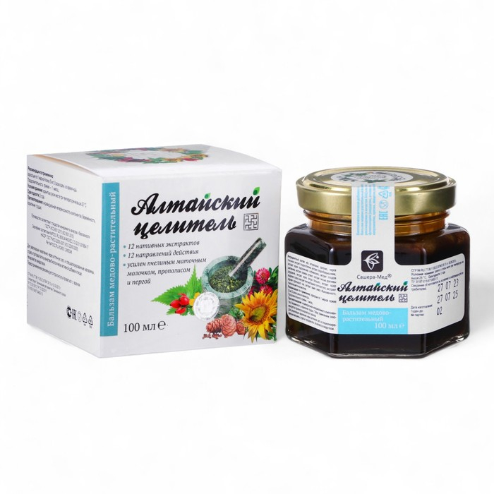 Бальзам &laquo;Алтайский целитель&raquo; медово растительный, 100 мл