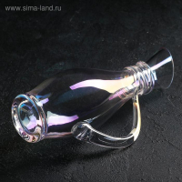 Декантер стеклянный &laquo;Багира&raquo;, 1 л, 15&times;10&times;32 см, цвет перламутровый