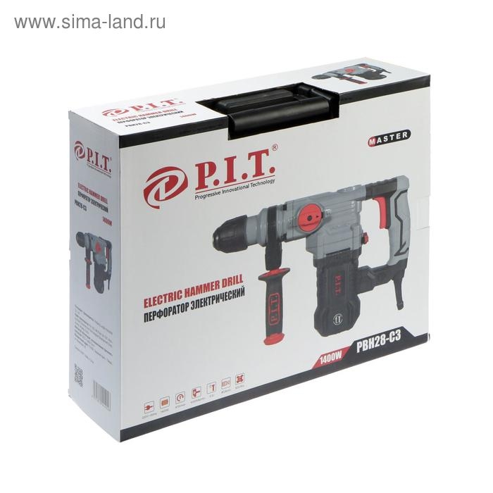 Перфоратор P.I.T. PBH28-C3, 1400 Вт, 5.5 Дж, SDS+, 4300 уд/мин, 3 режима, кейс