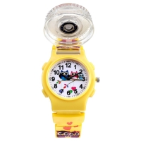 Часы наручные детские, "Птички", d-3,5 см, ремешок силикон l-21,5 см Часы наручные детские, "Птички", d-3,5 см, ремешок силикон l-21,5 см